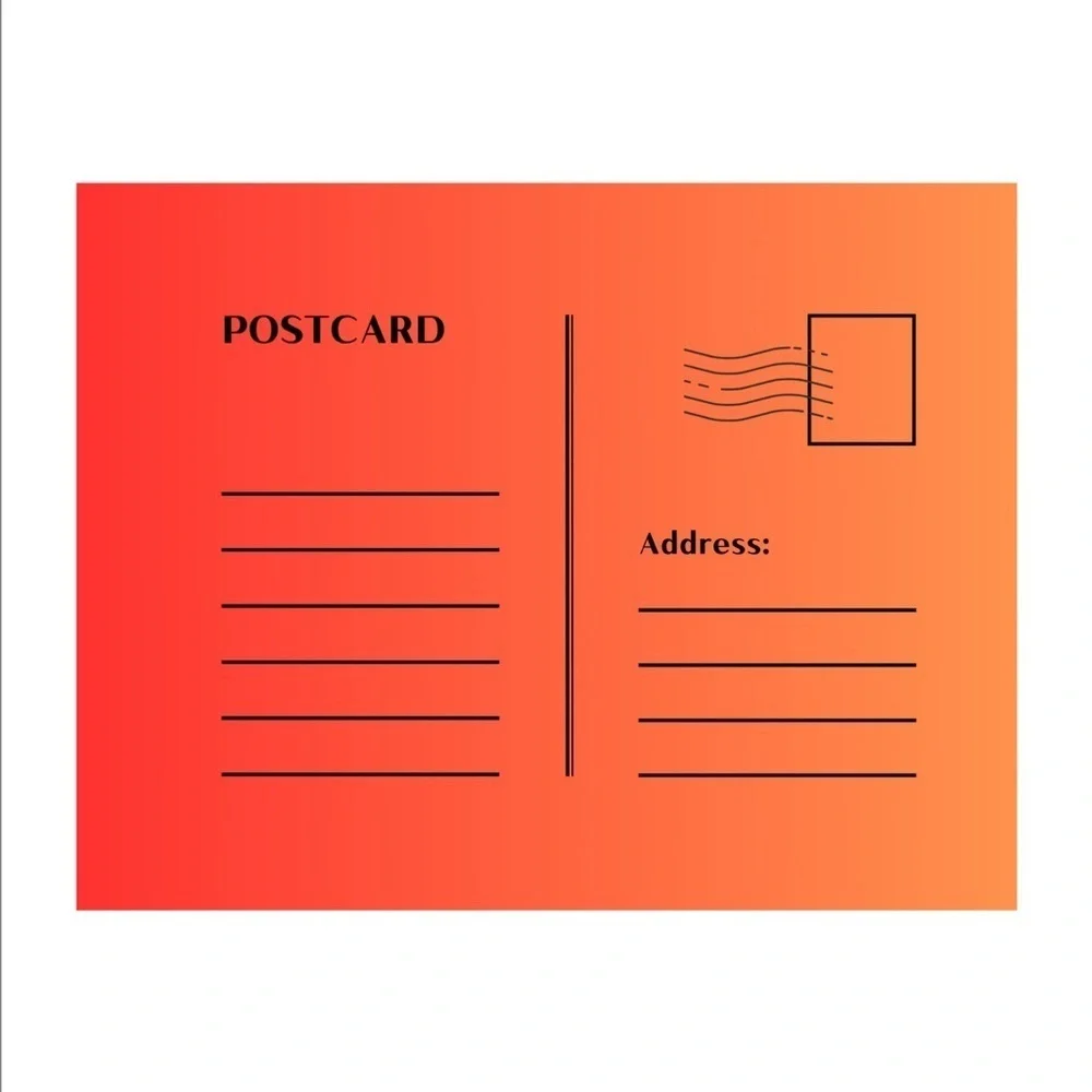 Set of 10 Thank You Post Cards